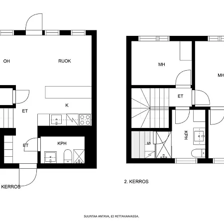 Apartment Moderni Paritalo Laehellae Lentokenttaeae, Free Parking, Sauna